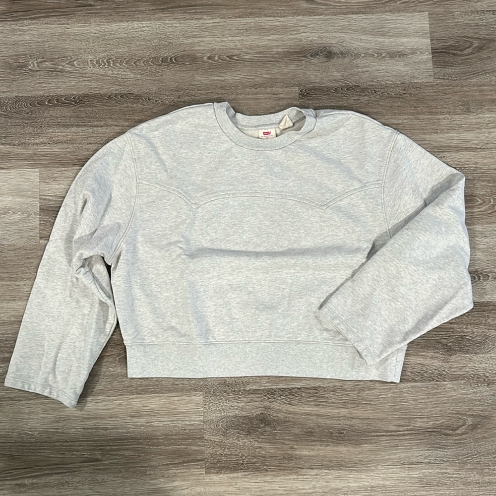 Levi’s western style cropped sweatshirt